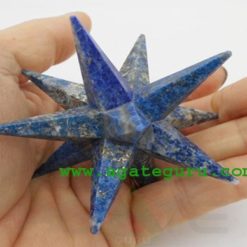 12 Point Merkaba Star Lapis Lazuli Sacred Geometry