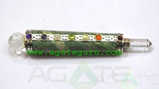 7 Chakra Green Aventurine Healing Stick