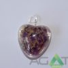 Amethyst Orgone Heart Pendent