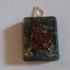 Blood Stone Orgone Square Pendent