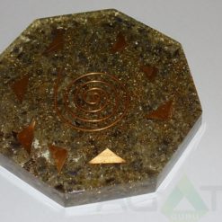 Blue Aventurine Orgone Octagon Vastu Plate