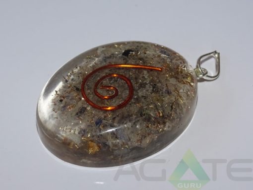 Blue Aventurine Orgone Oval Pendent