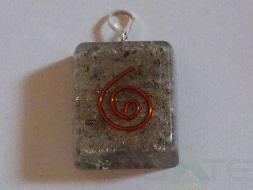 Blue Aventurine Orgone Square Pendent