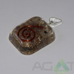 Blue Aventurine Orgone Rounded Square Pendent