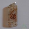 Crystal Orgone Long Rectangle Pendent