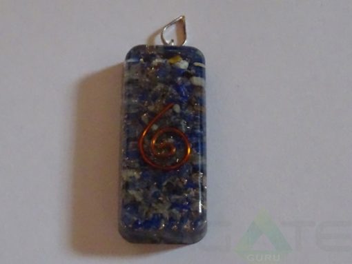 Lapis Lazuli Orgone Long Rectangle Pendent