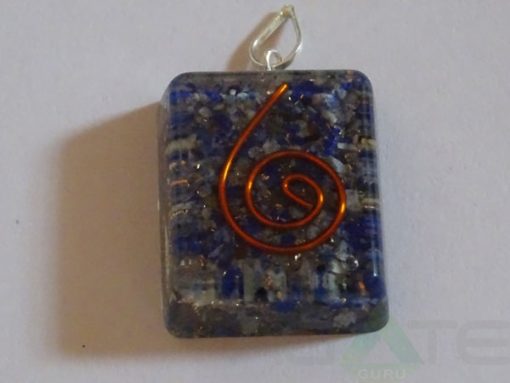 Lapis Lazuli Orgone Square Pendent