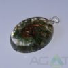 Malachite Orgone Oval Pendent