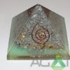 Metal Orgone Chakra Energy Pyramid