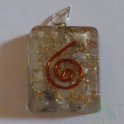 Moon Stone Orgone Square Pendent