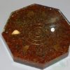 Red Jasper Orgone Octagon Vastu Plate