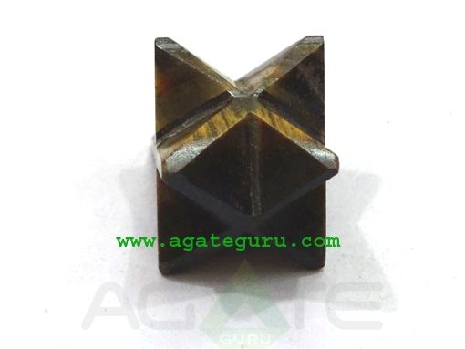 Tiger Eye Merkaba Star