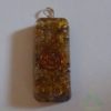 Yellow Jasper Orgone Long Rectangle Pendent