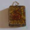 Yellow Jasper Orgone Square Pendent