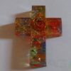 7 Chakra Mix Cross Shape Pendant