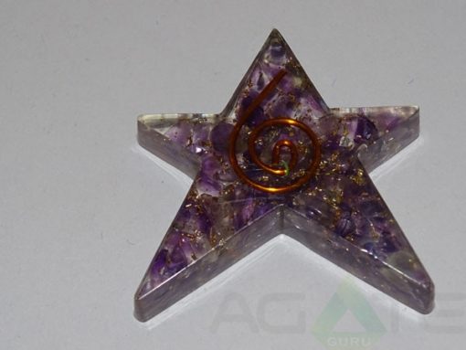 Amethyst Orgone Star