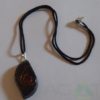 Black Tourmaline Orgone Eye Pendent With Cord