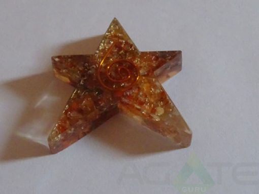 Carnelian Orgone Star