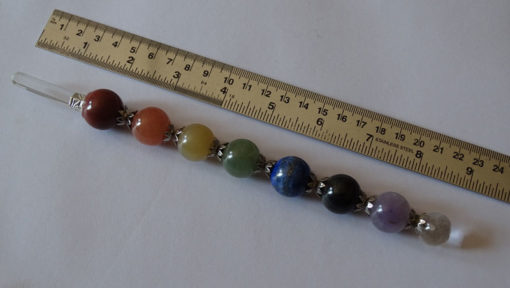 Chakra Ball Healing wands with crystal Point