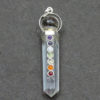 Chakra Crystal Pencil Pendant With Ball