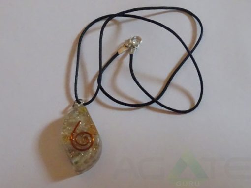 Crystal Orgone Orgone Eye Pendent With Cord