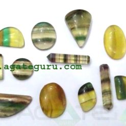 Fluorite Cabochon Mix Shape & Size