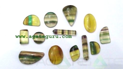 Fluorite Cabochon Mix Shape & Size