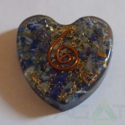 Lapis Lazuli Orgone Heart Pendent