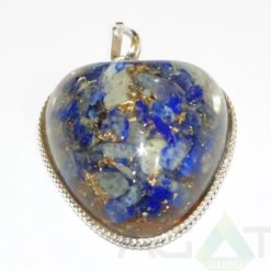 Lapis Lazuli Orgone Heart pendent With Chain
