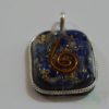 Lapis Lazuli Orgone Rounded Square Pendent With Chain