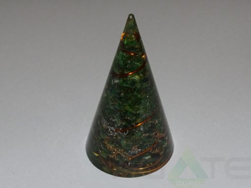 Malachite Orgone Cone