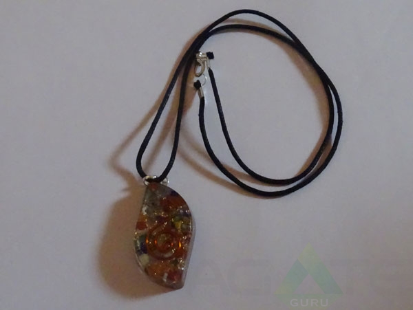 Mix Chakra Orgone Eye Pendent With Cord
