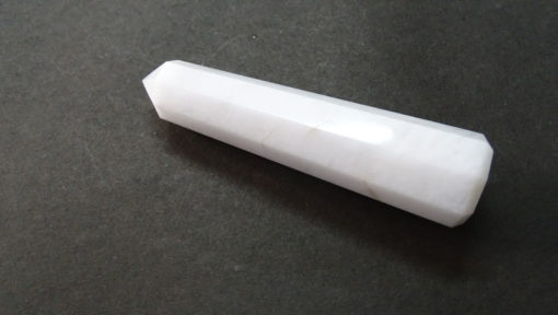 White Agate Facet Massage Wands