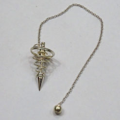 Silver Hard Coil Metal Pendulum,