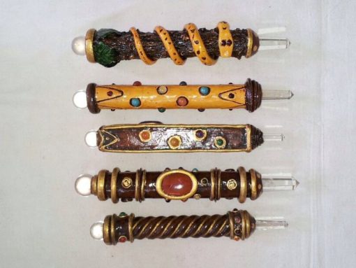 Tibetan Chakra Healing Wands - crystal healing wands