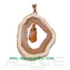 Agate Slice Pendant 2 pieces