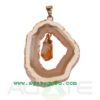 Agate Slice Pendant 2 pieces