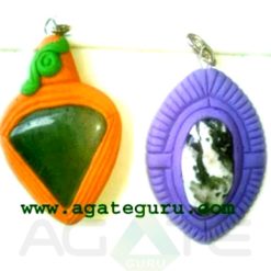 Tibetian Pendent With Agate Stone