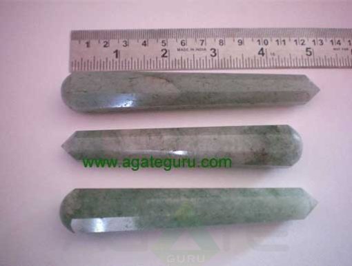 Green Aventurine 8 Facet Massage Wands