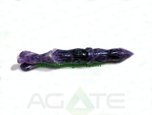 Amethyst Carved Angel Wands