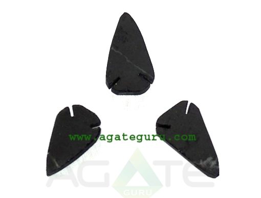 Black Tourmaline Flat Arrowheads