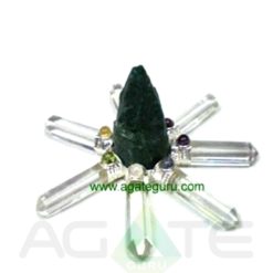 Blood Agate Rough Point Crystal 7 Pencil Generator