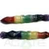 Bonded Chakra Carved Angel Wand