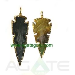 Eletroplated arrowhead pendant.