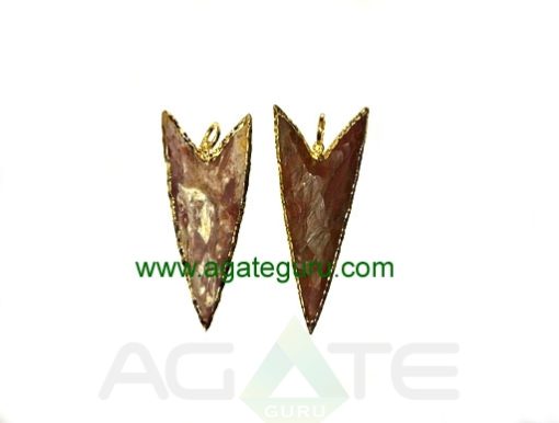 Eletroplated arrowhead pendant,,