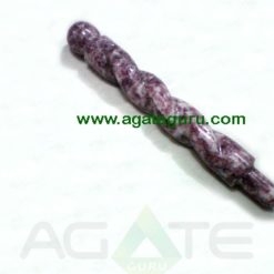 Lepidolite Twisted Healing wands
