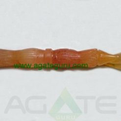 Orange Selenite Carved Angel Wands