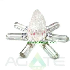 Raw Crystal 7 Pencil Quartz Generator..