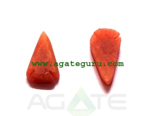 Red Carnelian Flat Arrowheads