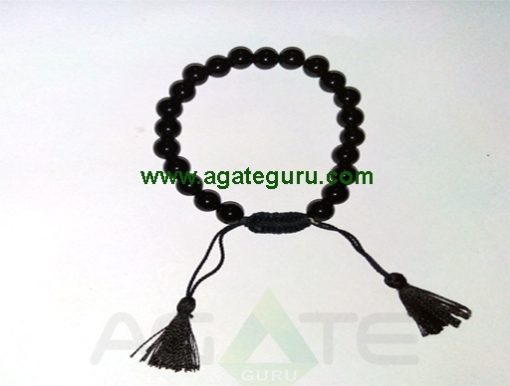 Black Agate Stone Bracelet